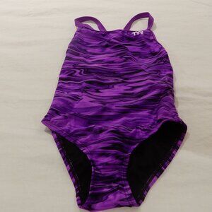 Girl's (10-12 Yrs Old) Vitric Diamondfit One Piece Swim Suit